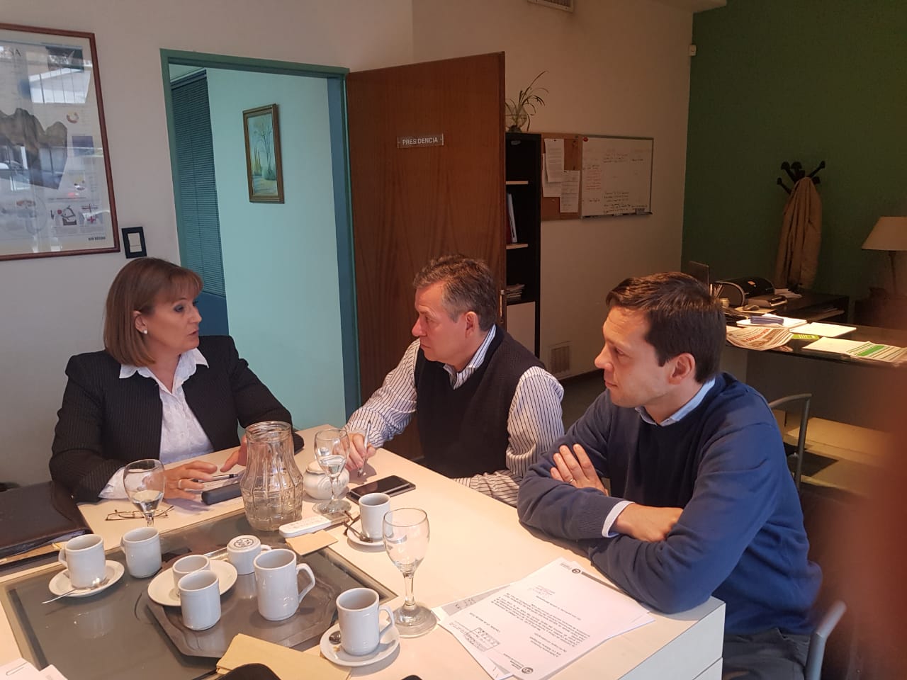 Reunión con el presidente del EPRE en Cipolletti