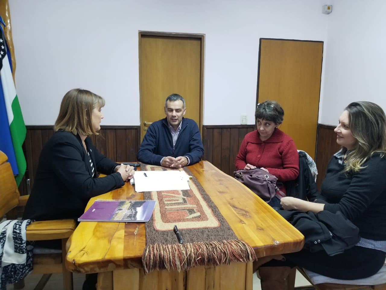 Santagati atendió hoy en Bariloche las consultas de madres con hijos que padecen trastornos mentales.