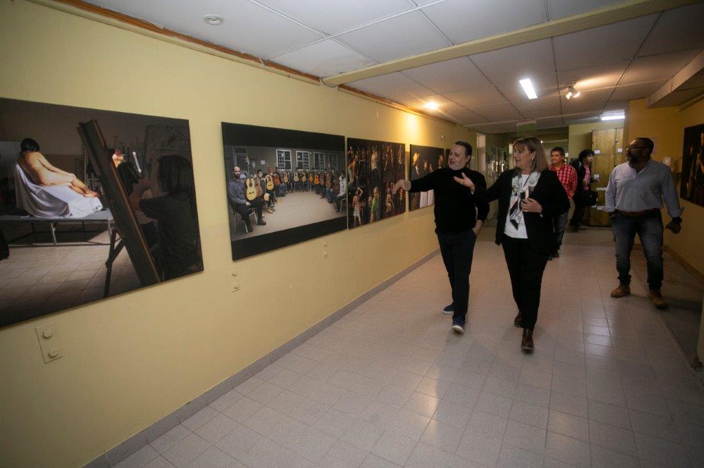 Santagati visitó el Instituto Universitario Patagónico de las Artes (IUPA) en Gral. Roca