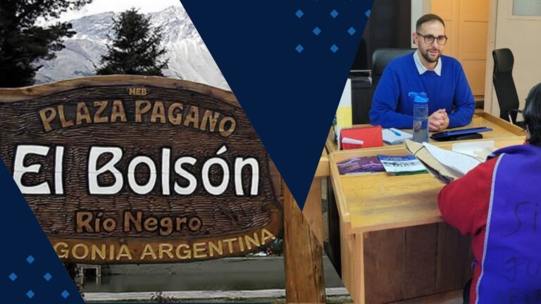 Atención de reclamos en El Bolsón.