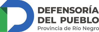 Logo identidad de la Defensoria del Pueblo de Rio Negro