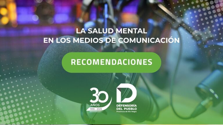 Salud mental. Recomendaciones